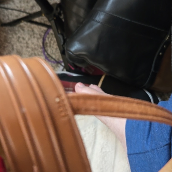 Coach Tan Leather Sandals - Picture 6 of 13